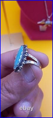 Vintage Navajo Southwestern 925 Sterling Jewelry Bundle Earrings, ring, necklace