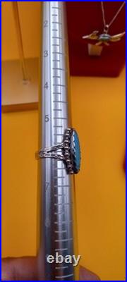 Vintage Navajo Southwestern 925 Sterling Jewelry Bundle Earrings, ring, necklace