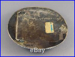Vintage Navajo Sterling Silver Belt Buckle by FF Morenci Turquoise, Coral Vintage Navajo Sterling Silver Belt Buckle by FF Morenci Turquoise, Coral
