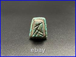 Vintage Southwestern Sterling Silver Turquoise Ring Size 7 Vintage Southwestern Sterling Silver Turquoise Ring Size 7