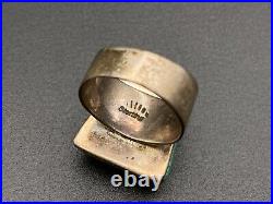 Vintage Southwestern Sterling Silver Turquoise Ring Size 7 Vintage Southwestern Sterling Silver Turquoise Ring Size 7