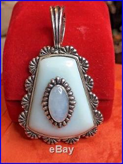 Vintage Sterling Silver Designer Signed Carolyn Pollack Relios Turquoise