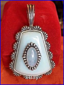 Vintage Sterling Silver Designer Signed Carolyn Pollack Relios Turquoise