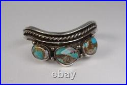 Vintage Sterling Silver and Turquoise Bracelet by Dan Platero