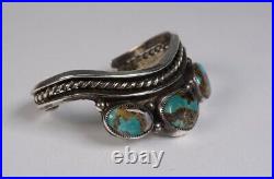 Vintage Sterling Silver and Turquoise Bracelet by Dan Platero