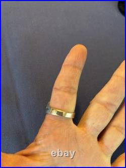 Vintage sterling silver Navajo men's turquoise horseshoe horseheads ring 10 1/2 Vintage sterling silver Navajo men's turquoise horseshoe horseheads ring 10 1/2