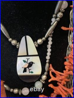 Vintage to Now Southwest Jewelry Some Sterling Silver/Natural Stone some Costume