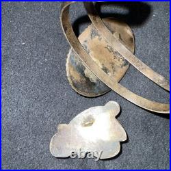 Vtg Turquoise Sterling Silver Native American Jewelry Lot Cuff Bracelet +