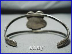 Whimsical Vintage Navajo Royston Turquoise Sterling Silver Bracelet Old