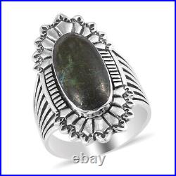 Women 925 Sterling Silver Jewelry Turquoise Weddig Ring for Size 7 Ct 7.5