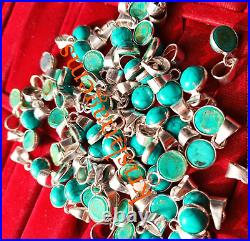 Wow 250pcs Wholesale Turquoise Gemstone Pendants 925 Sterling Silver Plated Wow 250pcs Wholesale Turquoise Gemstone Pendants 925 Sterling Silver Plated