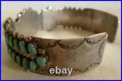 Zuni Jewelry By Irene Paylusi Sterling Silver Cuff Bracelet Set With Turquoise