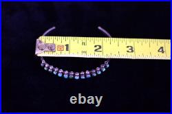 Zuni Snake eye Bracelet (14 turquoise stones)